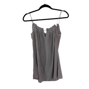 SAND COPENHAGEN Silk Sleeveless Blouse Cami Tank Top Grey S